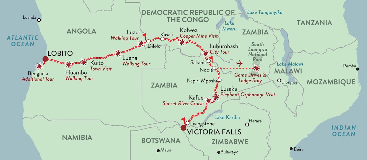 Angola-Kongo-Zambia-Zimbabwe